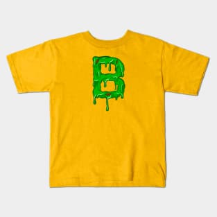 Alphabet B in Zombie Style Kids T-Shirt